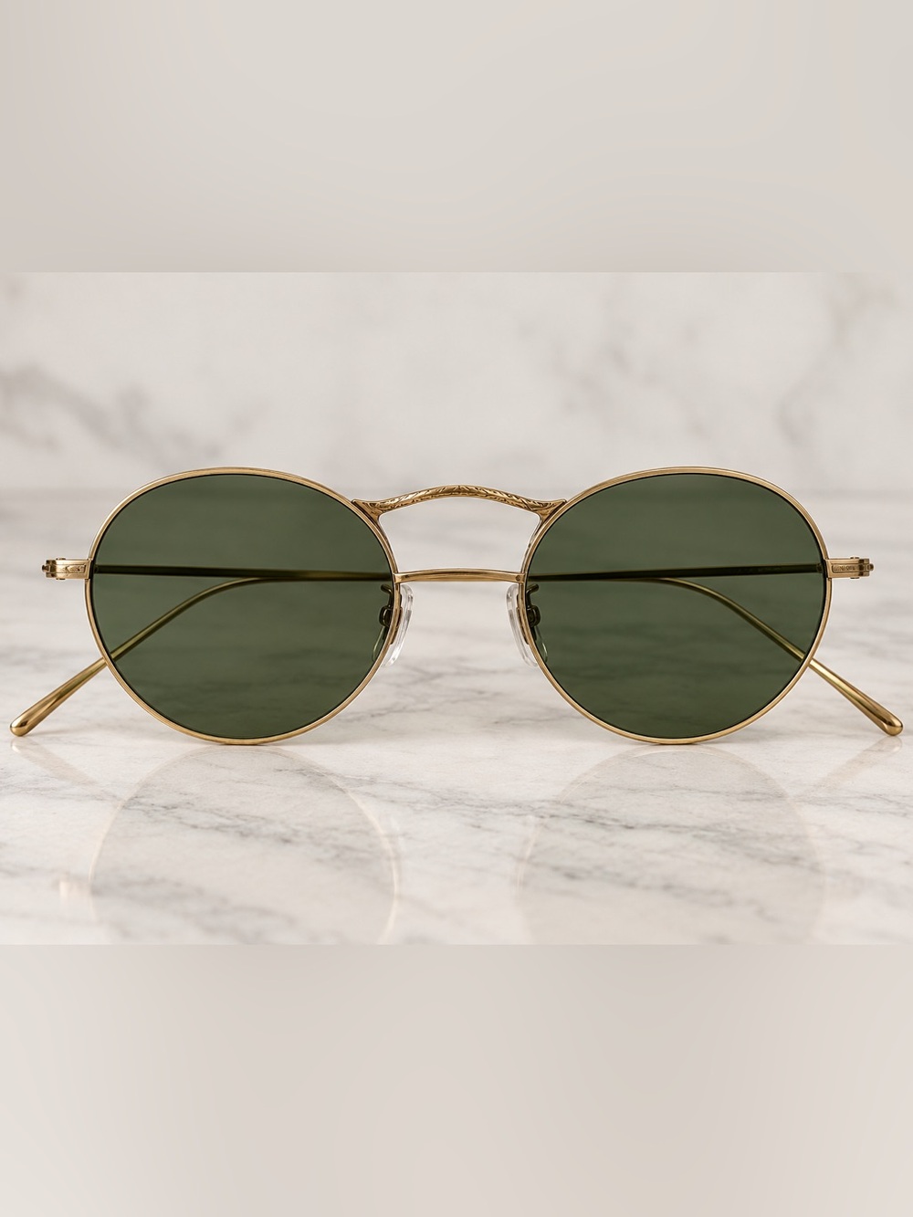 Oliver Peoples M-4 Limited Edition OV1138S Gold Green Sunglasses 47-20